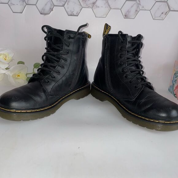 Dr. Martens Black Combat Boots - Picture 5 of 8